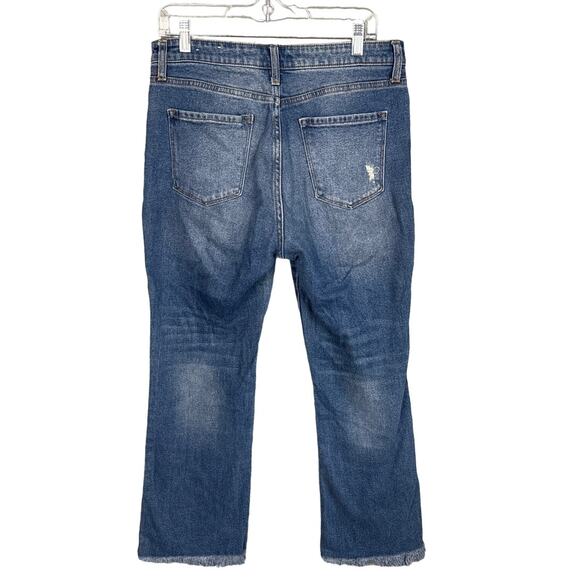 STS Blue Women's Brook High Waist Flare Denim Jeans Raw Hem Size 30 Boho - Picture 3 of 10